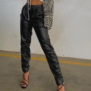 Princess Polly Love Club Leather Pants